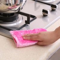 Dish Bamboo Cloth Fiber Wash Cleaning Kitchen Towel Magic Cleaning Cloths