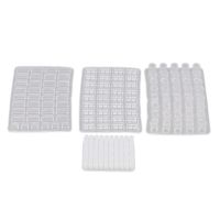 1/16 Scale Miniature Model Bricks Mould,4 Pack Simulation Brick DIY Kit for Sand Table Landscape Accessories