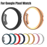 เคสสำหรับ Google Pixel ตัวป้องกันหน้าจอนาฬิกา,Soft Slim Tpu Plated All-Round HD Clear Screen Cover สำหรับ Google Pixel Watch Accessories