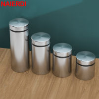 NAIERDI 10 Pack 25Mm Glass Fasteners ป้าย Standoff สกรูโฆษณาสกรูสแตนเลส Wall Mounts แก้วอะคริลิคเล็บ