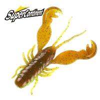 Supercontinent Filet Craw 40 มม./15 ชิ้น 70 มม./6 ชิ้น Soft Lure เหยื่อตกปลากุ้งกุ้งก้ามกรามพลาสติกอ่อนล่อตกปลาเหยื่อ-Cailine