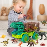 ❁ Car Toy Dinosaurs Transport Dinosaur Carrier Truck Dinosaur Truck Toys Children - Railed/motor/cars/bicycles - Aliexpress