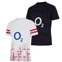 England 22/23 Home / Away Shirt Mens Rugby Jersey Size: S 5XL （Print Custom Name Number）Top Quality Free Delivery เสื้อทีมฟุตบอลทีมชาติ ชุดฟุตบอลผู้ชาย เสื้อบอลทีมชาติ