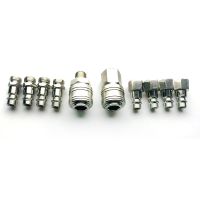 10pcs European Style 1/4 39; 39;NPT Quick Coupling Male and Female Set Connector Kit Coupler Air Hose Pneumatic Fitting