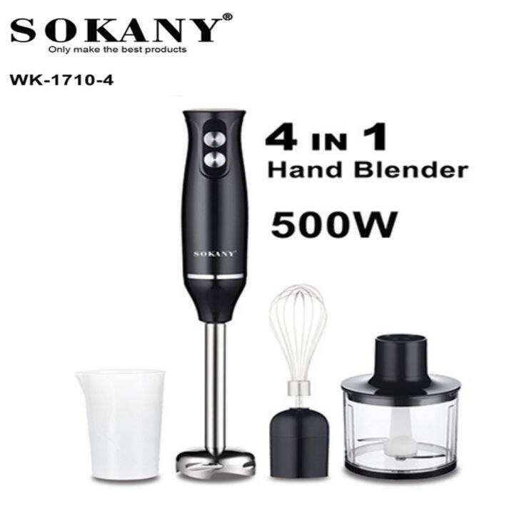 Sokany Hand blender 4 in 1 Lazada PH