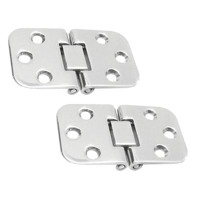 Boat Cabin Hatch Door Hinge 2.8Inch X 1.7Inch, Marine Grade Stainless Steel Boat Flush Mount Hinge Spare Parts