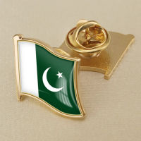 Pakistan Pakistan National Flag Crystal Resin Drop Badge Brooch Flag Badges of All Countries in the World All-metal Brooch Copper Brooch Collection