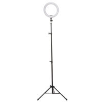 Tripod Ring Light LED 16CM Dimmable Ring Lamp Photographic with Adjustable Tripod for Makeup Video Selfie