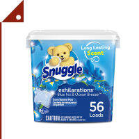 Snuggle : SGLEXH-BNO* เจลบอลซักผ้า Exhilarations Blue Iris &amp; Ocean Breeze, 56 Count