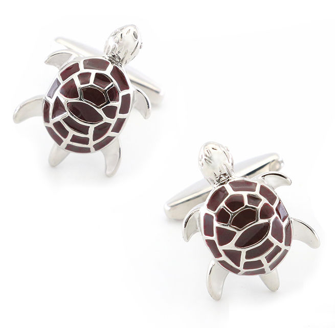 turtle-cuff-links-สำหรับผู้ชายเต่าออกแบบวัสดุทองเหลืองคุณภาพสีเขียว-cufflinks-ขายส่งและขายปลีก-yrrey