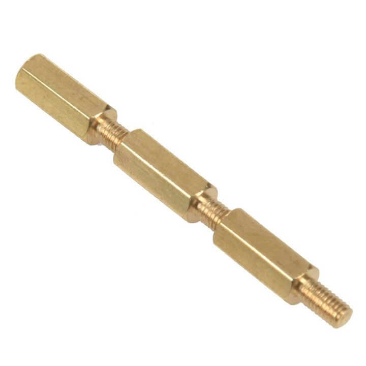 50-pcs-m3-male-x-m3-female-11mm-length-brass-screw-thread-pcb-stand-off-spacers