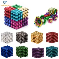 LEADINGSTAR 216Pcs 3mm/5mm 3D Magic Magnet Magnetic Blocks Balls Sphere Cube Beads Puzzle Building Toys