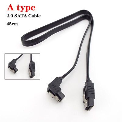 ；【‘； SATA 3.0 6Gb/S 26AWG Data HDD Hard Drive Disk Cables Straight 90 Degree High Speed SATA Data Cable For Lots Computer 40Cm 45Cm