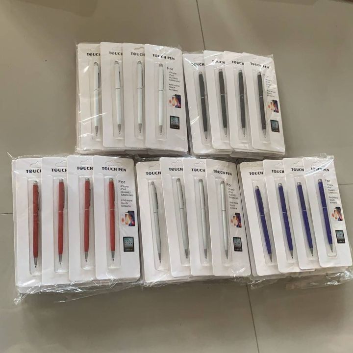 ปากกา-p-005-ปากกาทัชสกรีน-stylus-2-in-1-ใช้ได้ทุกรุ่นระบบ-android-และ-ios-มีสินค้าพร้อมส่งค่ะ