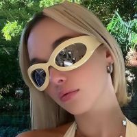 ✜♞◙ Vintage Y2k Steampunk Sunglasses Women Retro Oval 2000S Sun Glasses Men Luxury Brand Sports Shades Eyewear Streetwear Sunglass