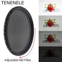 ND2-400 Filter 40.5 43 49 52 55 58 62 67 72 77 82 mm Adjustable Neutral Density Filters For Canon Nikon Pentax Camera Accessory Filters