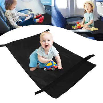  Toddler Airplane Travel Bed, Portable Non-Slip Foldable Toddler  Airplane Footrest, Toddler Airplane Seat Extender, Toddler Airplane  Hammock, Baby Flight Sleep Travel Essentials (Black) : Baby