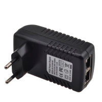 48V POE Injector CC Power Adapter เอาต์พุต48V 0.5mA 100-240V 5060HZ ใช้งานร่วมกับ IEEE802.3af สำหรับกล้อง IP ศัพท์ IP