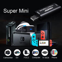 Original Mini 4K 1080P 30fps USB การ์ดจับภาพวิดีโอ HDMI ศัพท์เกมคอมพิวเตอร์ กล่องบันทึก DVD PC Live Stream Broadcast