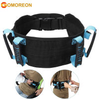 1Pcs Gait Belt Transfer Belts, Gait Belt with 6 Pcs Transfer Belt Handles, Plastic Release Buckle Adjustable Strap