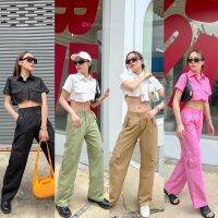 New!! Y2k cargo set?(490฿) จัดไปอีก1ชุดเซ็ตปังๆค่า กับสไตล์ y2k กระแสแรงแห่งปี ที่ต้องมีติดตู้จริงๆ เสื้อครอปเชิ้ต vibe