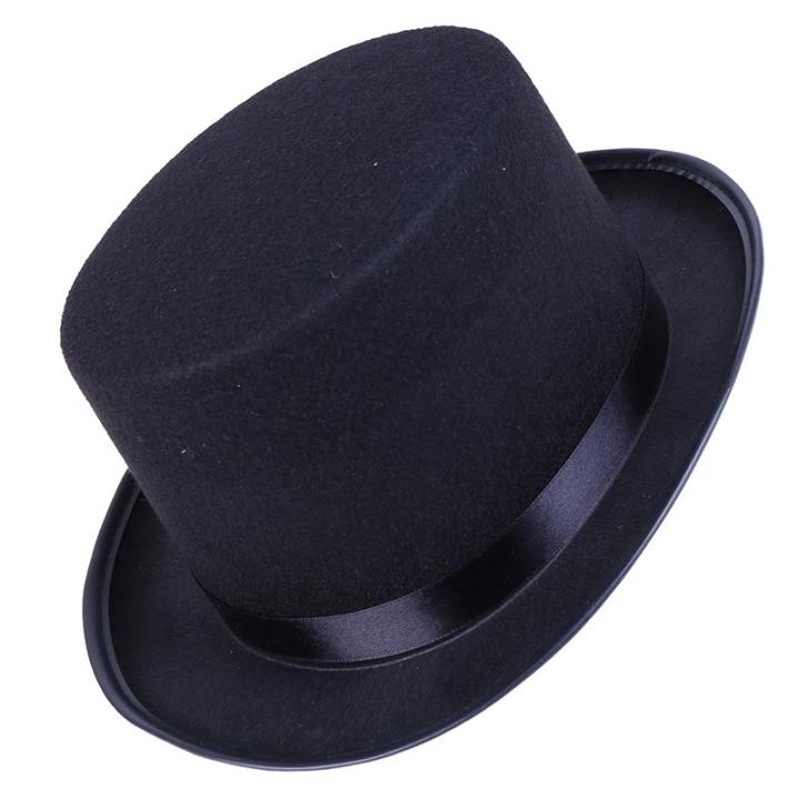 [Fashion Day Fashion Store] Flash Sale Black Top Hat Magician Costume ...