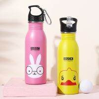 【CC】۞⊙✹  Drink Bottle 500ml Cartoon Children Outdoor Bottles Pattern 304 Kettle with