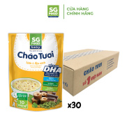 Thùng 30 Gói Cháo Tươi Baby Sài Gòn Food Lươn Đậu Xanh 240G