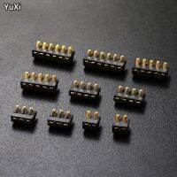 YUXI 10Pcs Battery Seat Shrapnel Battery Connector 2.54 Pitch BC-35-2P 3P 4P 5P 6P Charging Sand Shrapnel Test