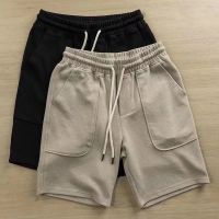 COD SDFERTREWWE 【Size：27-40】Men Fashion Casual Shorts Cotton 2022 New Style Straight cut Five-point Middle Pants Trendy Sports Pants Summer Thin Loose Plus Size Shorts