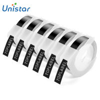 Unistar 3DEmbossing Compatible for Dymo 3D Label Tapes Embossing Labels S 3D Embossing Self-Adhesive Plastic Label Makers