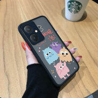 Orico เคสโทรศัพท์ Vivo Y27ลายการ์ตูนปิศาจน่ารักเด็กชายเด็กหญิงน่ารักรูปสัตว์มีน้ำค้างแข็งโปร่งใสแข็งกันกระแทกฝาหลังแบบเต็มเคสป้องกันกล้อง