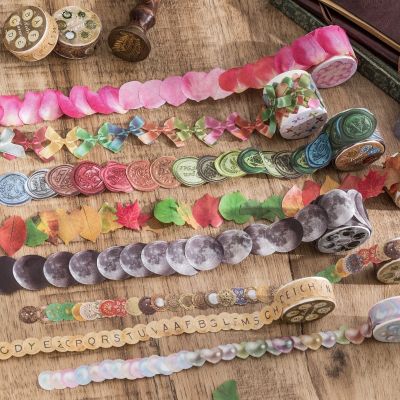 hot！【DT】✇  100pcs Adhesive Tape Masking Washi Diy Scrapbooking Sticker Label Stationery