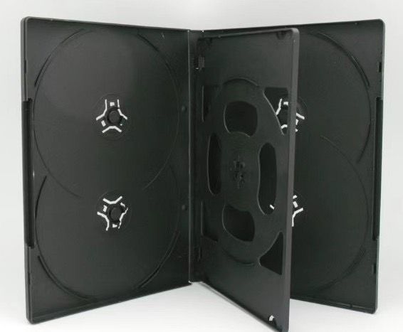 กล่องใส่แผ่น-dvd-6-แผ่นแบบบาง-สีดำ-100-กล่อง