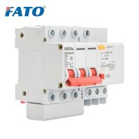 FATO Earth Leakage  Circuit Breaker Evse Residual Current 3P AC 6a 10a 16a 20a 25a 32a 40a 63a  10KA Din Rail 400V 50HZ/60HZ Electrical Circuitry Part