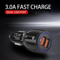 39W 6A QC3.0 Universal Dual USB Car Charger Fast Charge Adapter For iPhone Samsung Xiaomi Mobile Tablets car accessories