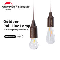 ♟ Naturehike Camping Atmosphere Light Hanging Rope Tent Lamp Portable Outdoor IP44 Waterproof Pull Switch Light