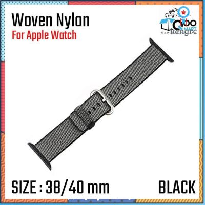 สายนาฬิกา สำหรับ Smart Watch Woven Nylon Band ขนาด 38/42 และ 40/44mm ใช้ได้กับ Series 1-4 3 สี น้ำเงิน/ชมพู/ดำ Sาคาต่อชิ้น (เฉพาะตัวที่ระบุว่าจัดเซทถึงขายเป็นชุด)