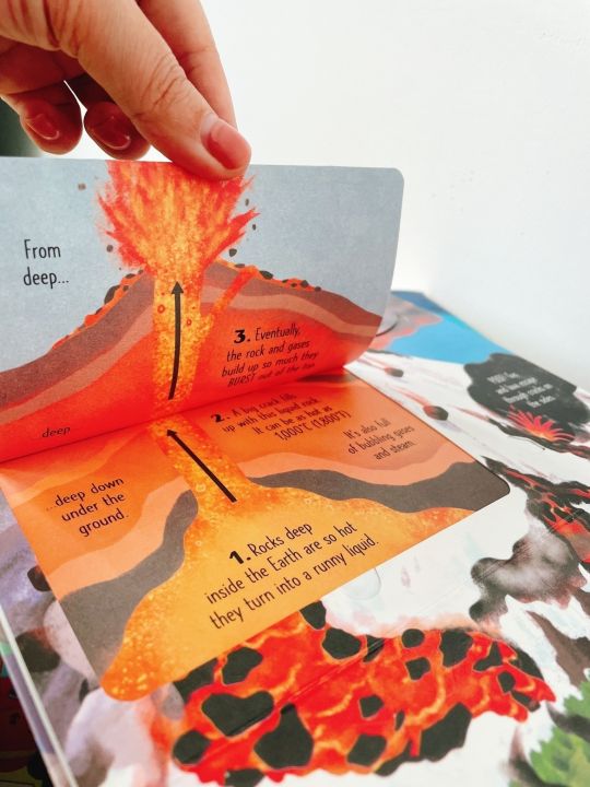 look-inside-volcanoes-and-earthquakes-หนังสือ-lift-the-flap-ปกใหม่-จาก-สนพ-usborne-ขอชวนเด็กๆ-ไปทำความรู้จักกับภัยพิบัติทางธรรมชาติ