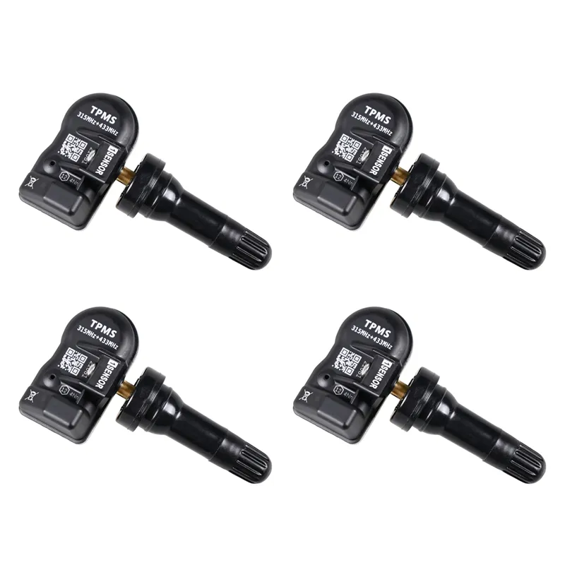 4Pcs TPMS Sensor 315MHz+433MHz Sensor for Tire Pressure Monitoring System Universal  Sensor Programmer Work with TS601 Lazada