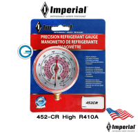 Imperial หัวเกจ  อิมพีเรียล 452-CR  ทางสูง High  R-410A สำหรับแทน Gauge Heads for all Manifolds