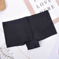 Innsly Seamless Women Boyshorts Boxer Summer Ice Silk Safety Short Pants Under Skirts