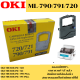 ตลับผ้าหมึก OKI 790/791/720 แท้ เทียบเท่า รีฟิว สำหรับเครื่อง OKI ML-790/791/720
