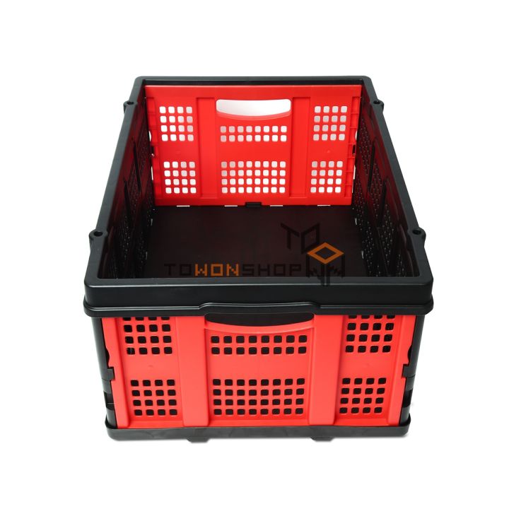 ตะกร้าอเนกประสงค์-pp-folding-basket-ตะกร้า-พับได้-ประหยัดพื้นที่-รุ่น-ba002