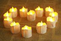 Pack of 12 LED Rechargeable Wax Dripped Tea Light Flameless Votive Candle Lamp 7keys Remote controller w/Timer Home party Lights