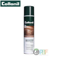 Collonil Water stop spray size 300 ml. สเปรย์กันน้ำโคโรนิล ปกป้อง ป้องกันคราบน้ำ ฝุ่นละออง และรังสียูวี สำหรับหนังเรียบ หนังสังเคราะห์ หนังแคนวาส