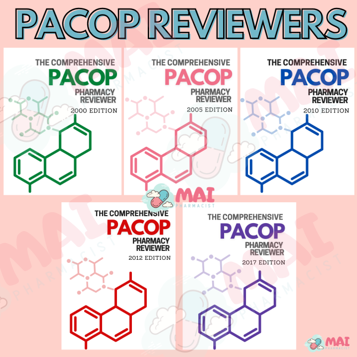 PACOP REVIEWERS (GREEN, PINK, BLUE, RED, VIOLET) - Pharmacy Reviewer ...