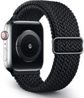 [HOT EWSGWJKKAI HOT] Braided Solo Loop สำหรับ Apple Watch Band 44มม. 40มม. 45มม./41มม. 38มม. 42มม. ไนลอนปรับสร้อยข้อมือ IWatch 3 4 5 Se 6 7สาย