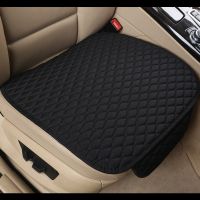 Flax Car Seat Cover Front Rear Linen Fabric Cushion Breathable Protector Mat Pad Universal Auto Interior Styling Truck SUV Van