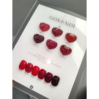 G1 เซตรวมสีปกติกับสีแฟลชโทนแดง 12สี แบรนด์ Govandi